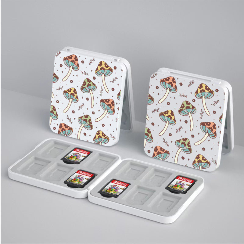 Cozy Mushrooms Game Card Box for Nintendo Switch