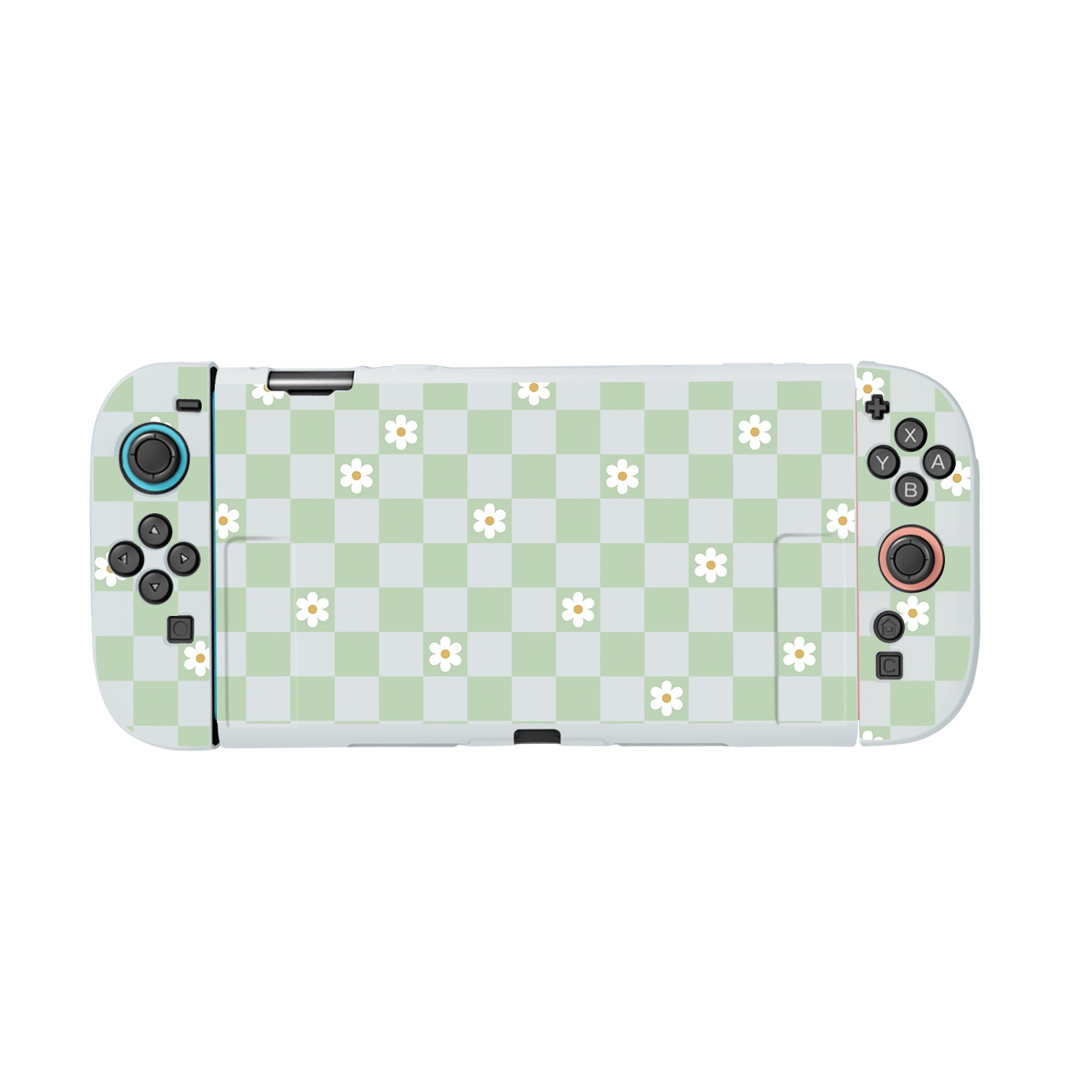Checkered Flowers Case for Nintendo Switch 2