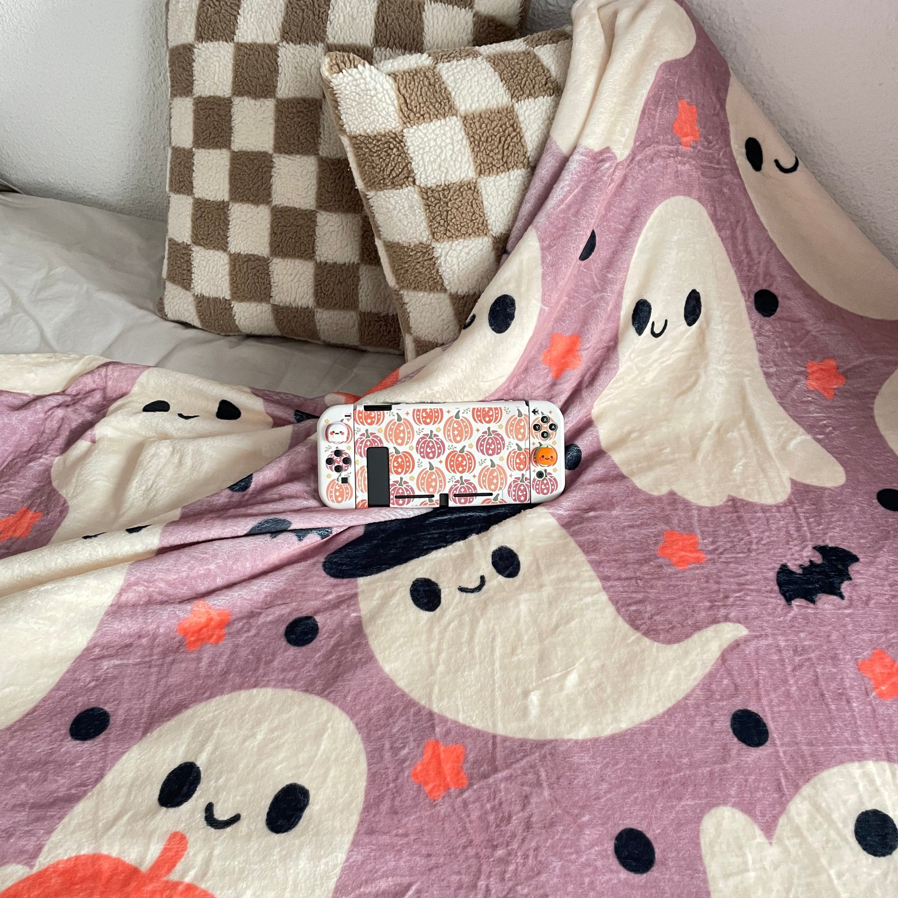 Spooky Ghost Soft Blanket