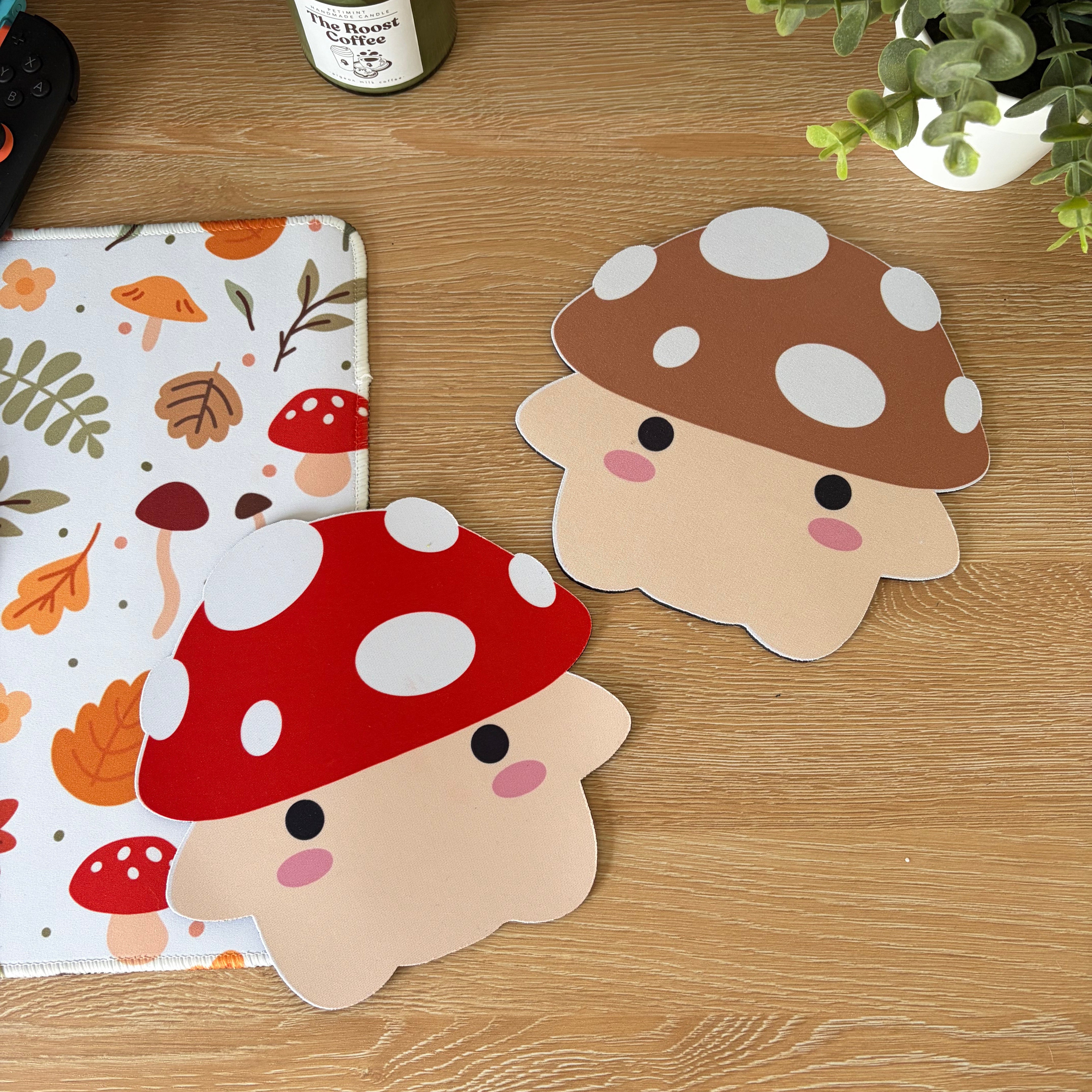 Mushrooms Mini Mouse Pads Pc Gaming Accessories