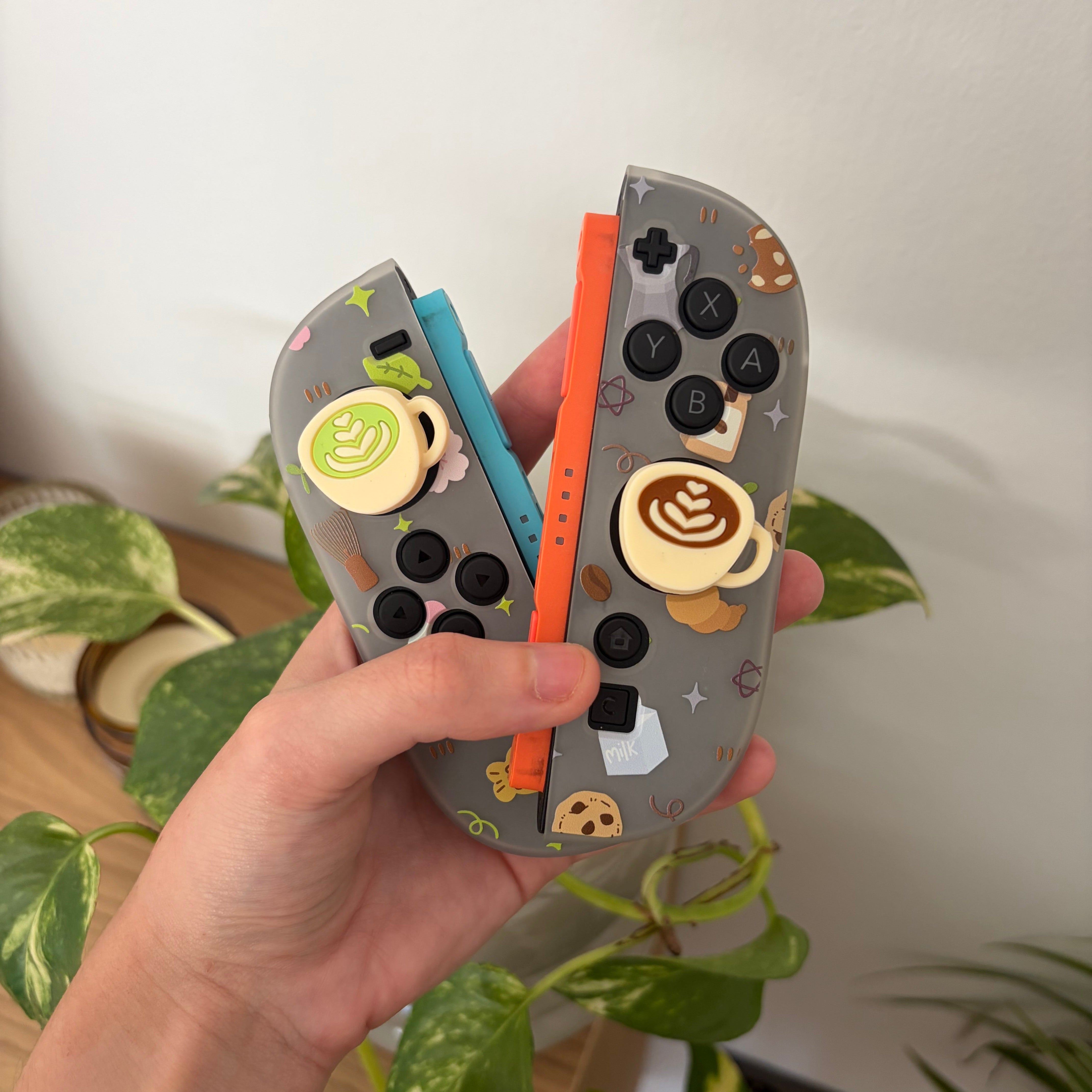 Matcha & Coffee Mugs Thumb Grips for Nintendo Switch 2
