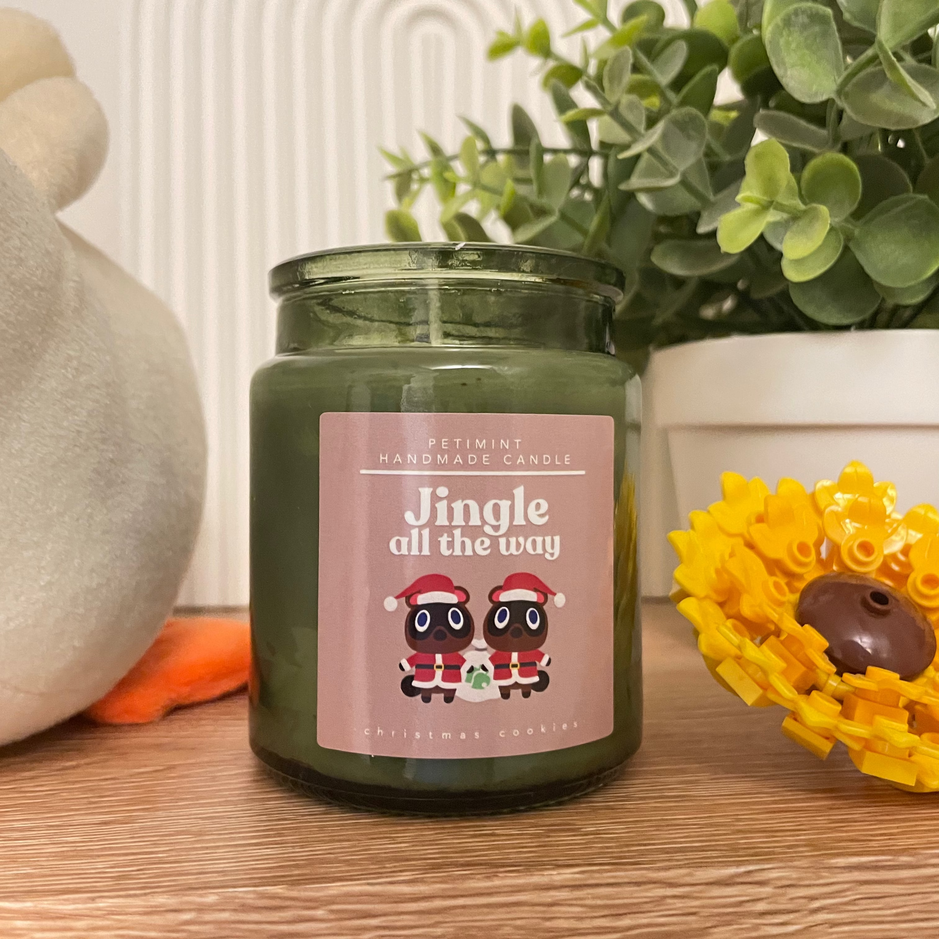 Jingle all the way Christmas Candle