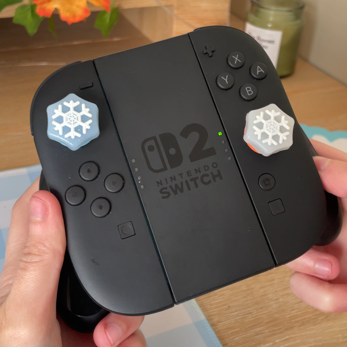 Snowflakes Thumb Grips for Nintendo Switch 2