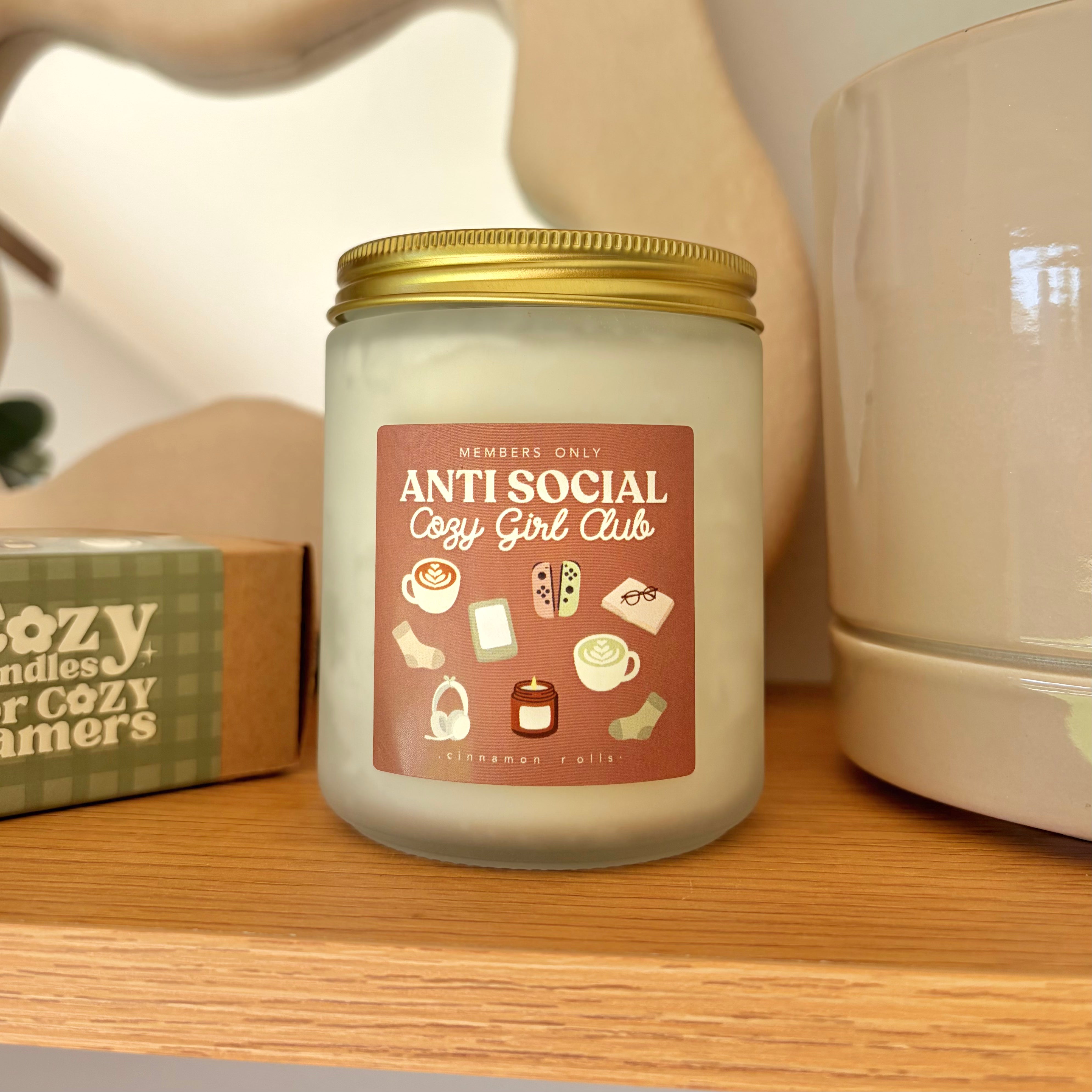 Antisocial Cozy Girl Club Candle