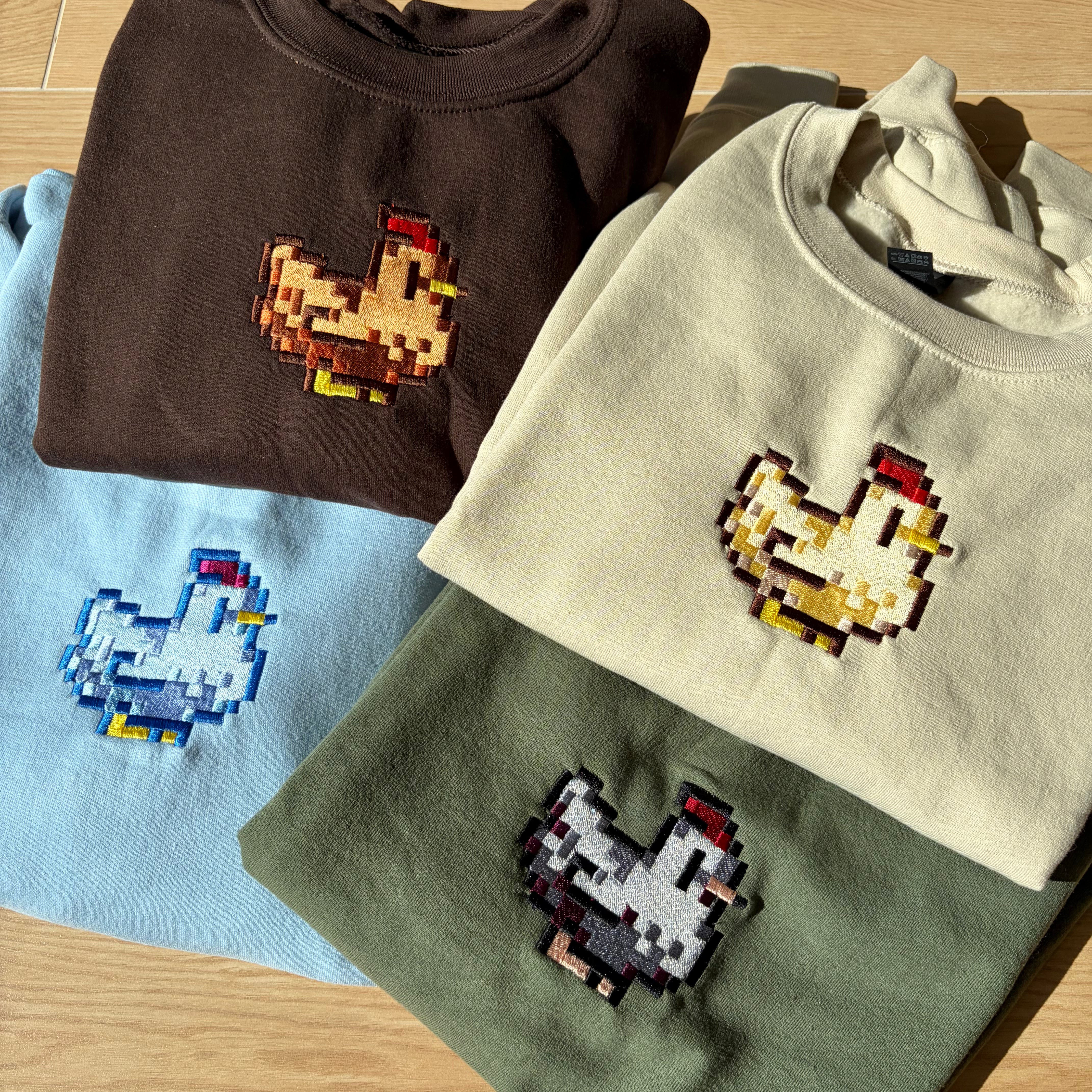 Cozy Farm Chickens Sweatshirt