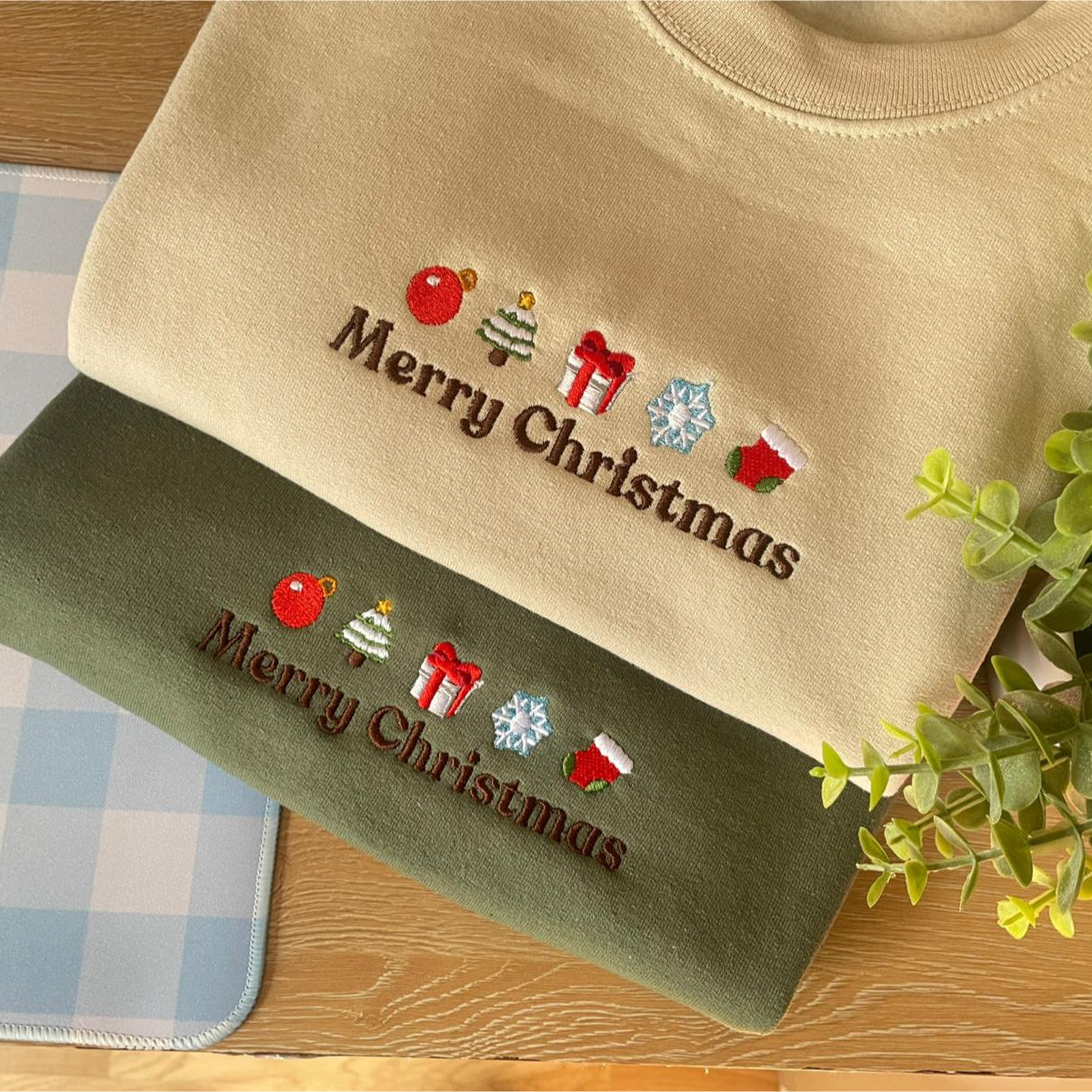 Merry Christmas Things Sweatshirt & Hoodie / Cozy Christmas Sweater / Aesthetic Christmas Things Jumper