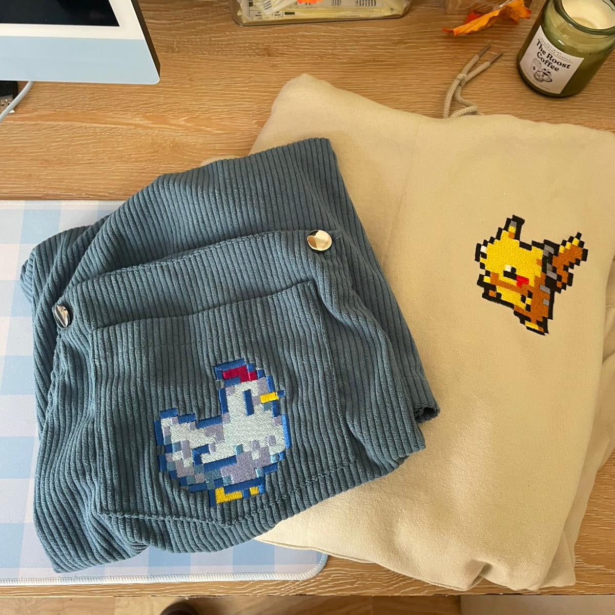 Pack Hoodie + Overalls Dress SIZE L