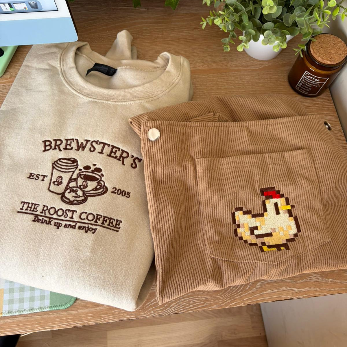 Pack Sweatshirt + Overalls Dress SIZE 2XL