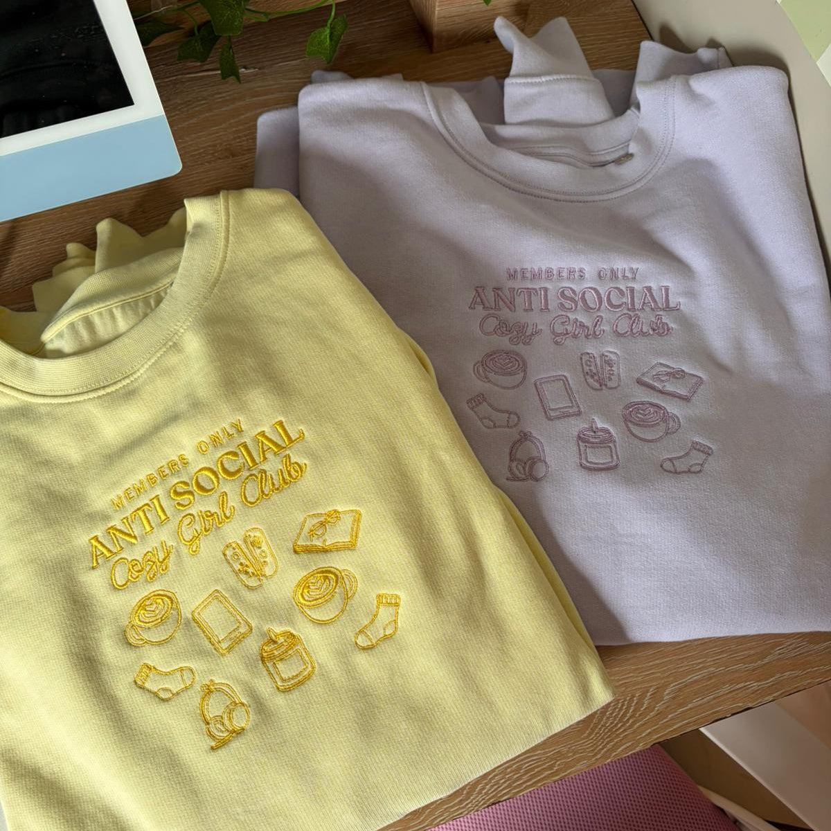 sweatshirt antisocial cozy girl club EXCLUSIVE OOPSIE