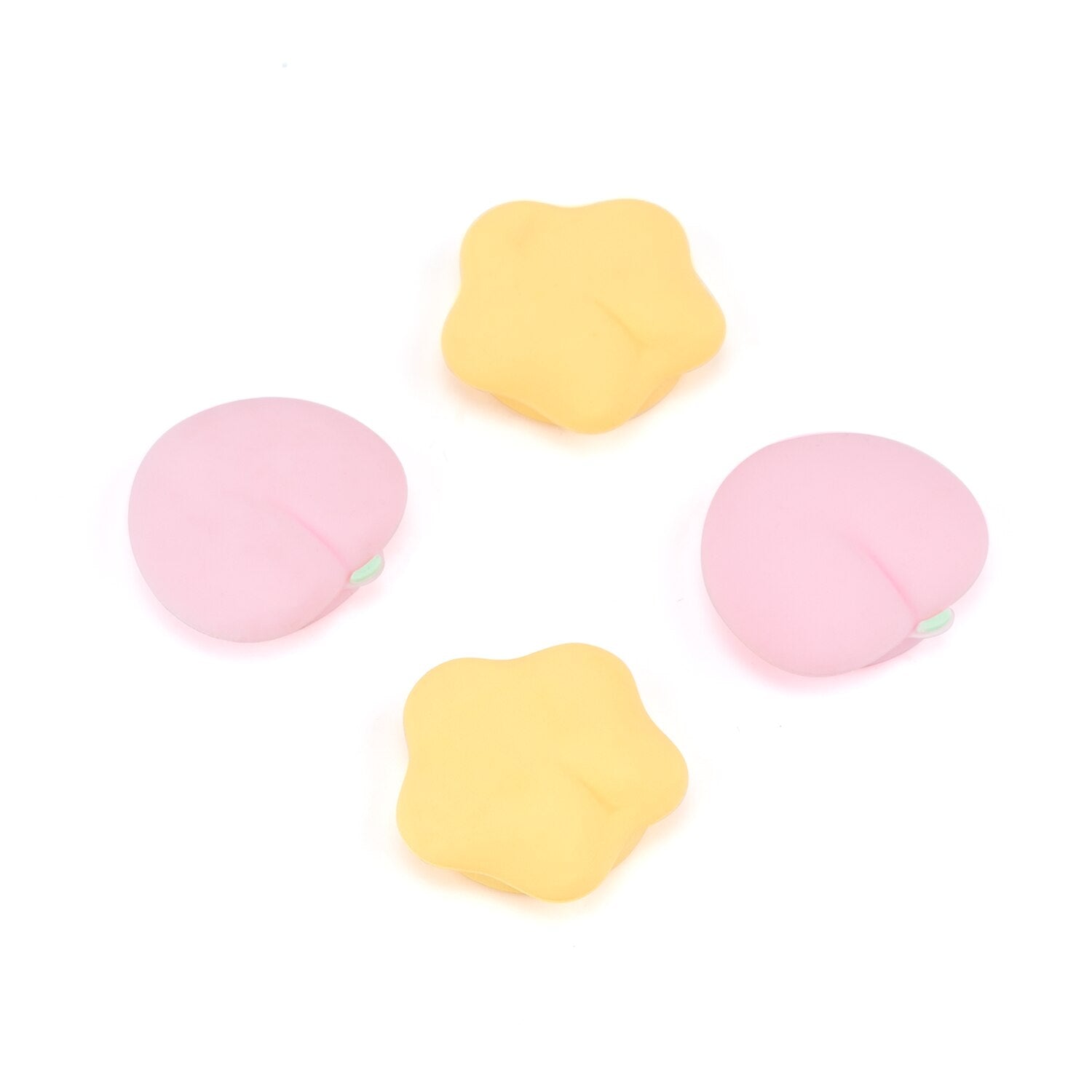 Peach Stars Thumb Grips