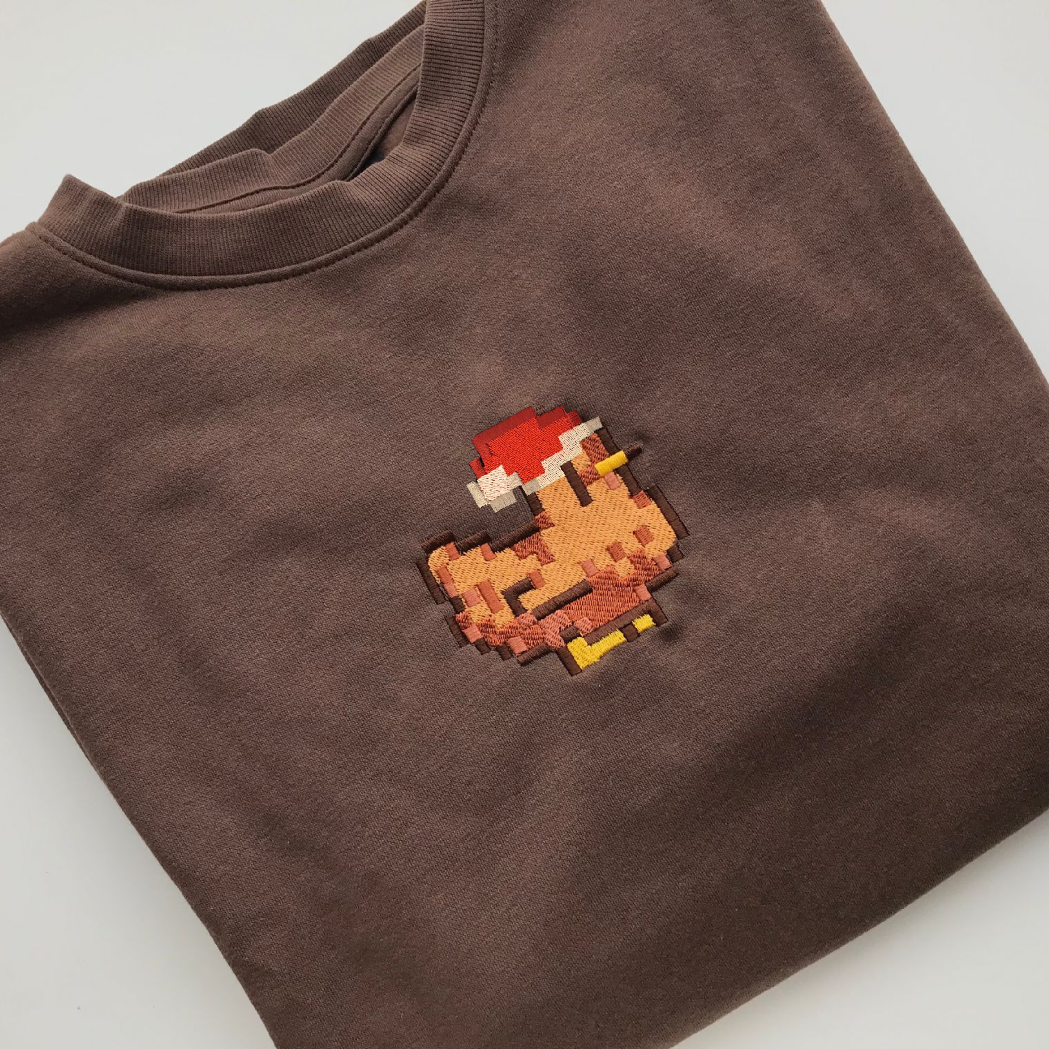 Christmas Stardew Brown Chicken Sweatshirt