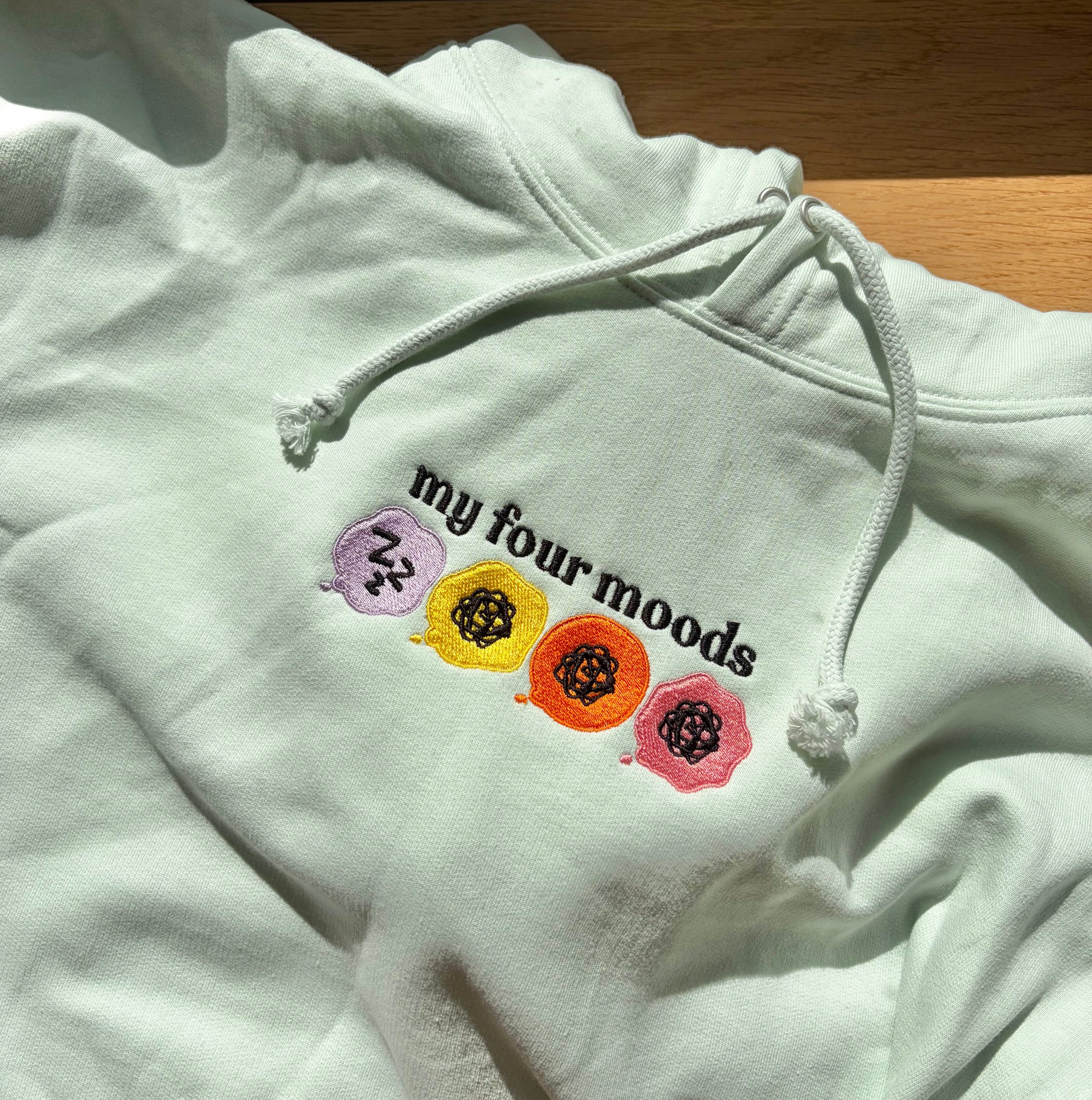 my four moods tomodachi hoodie