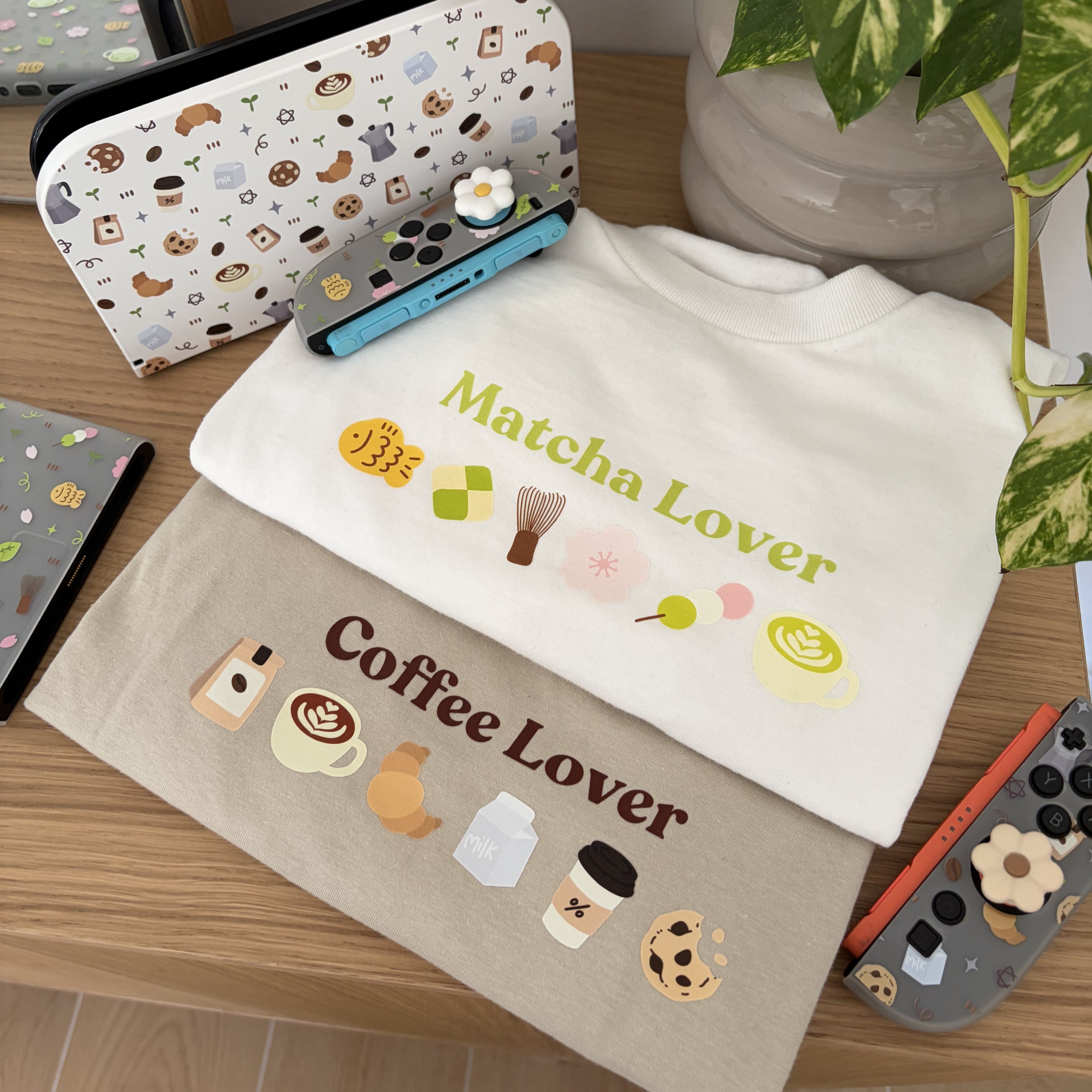 matcha lover / coffee lover t-shirt