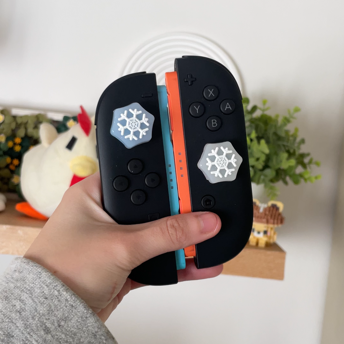 Snowflakes Thumb Grips for Nintendo Switch 2