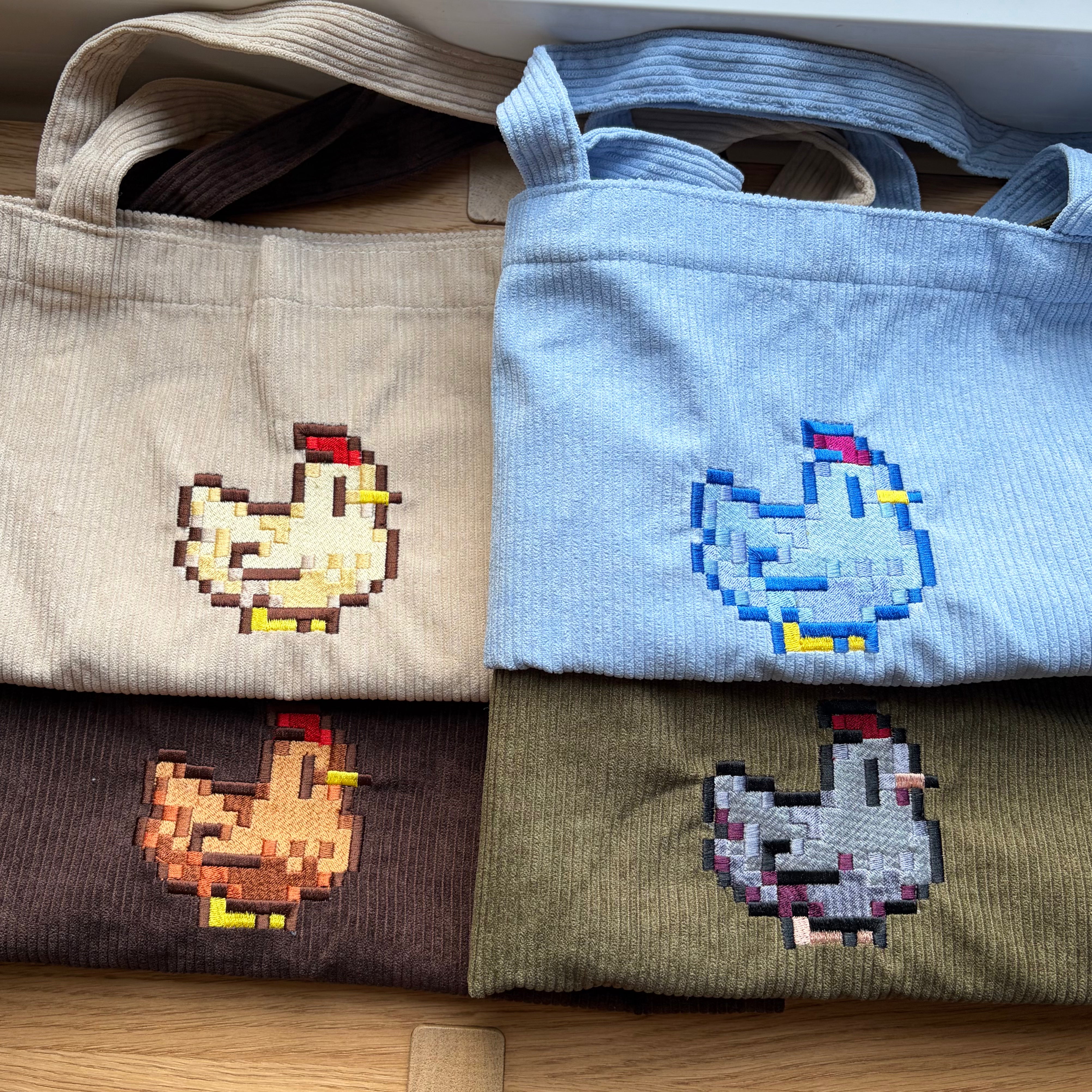 Cozy Farm Chicken Tote Bag