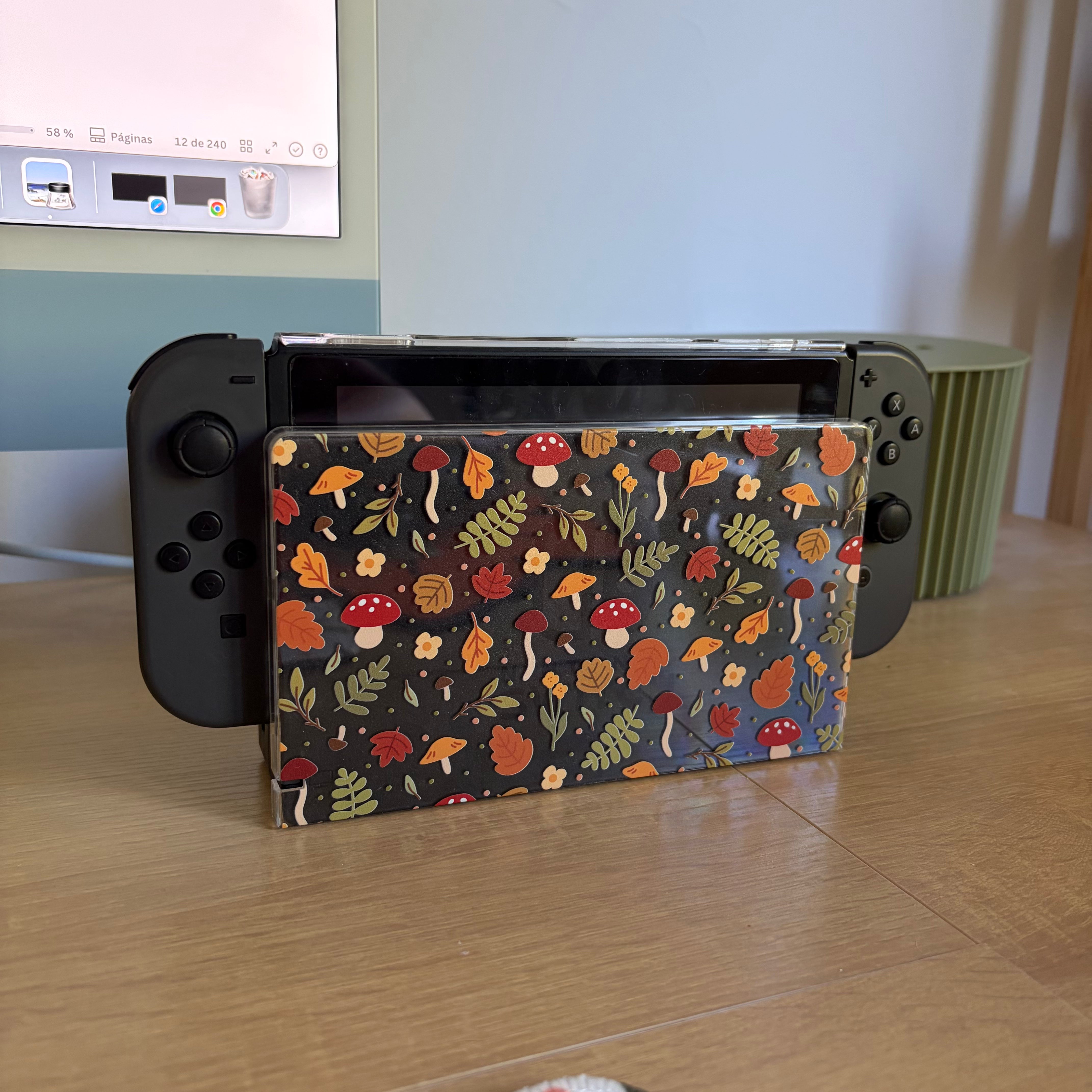 cozy autumn dock case for Nintendo Switch
