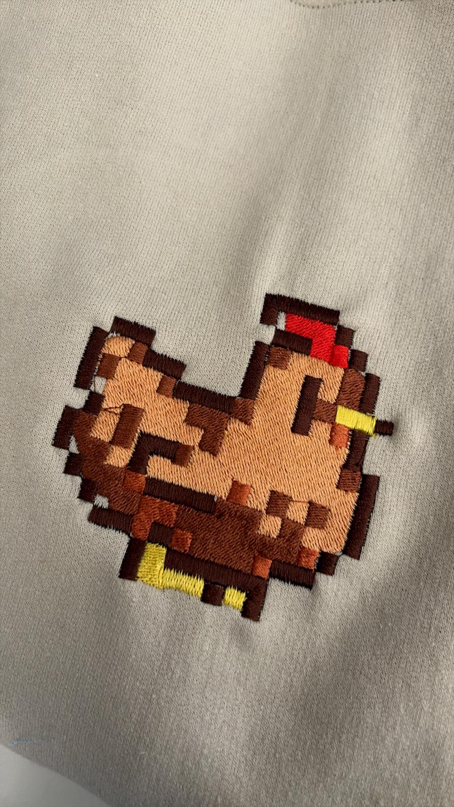 Hoodie chicken size S OOPSIE