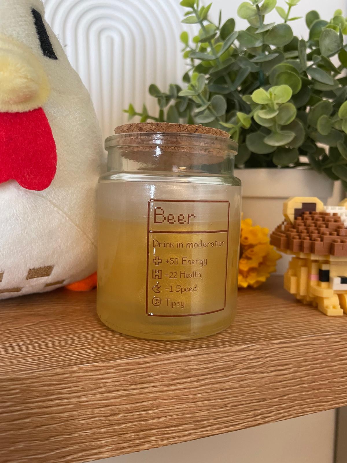 Stardew Drinks Candle