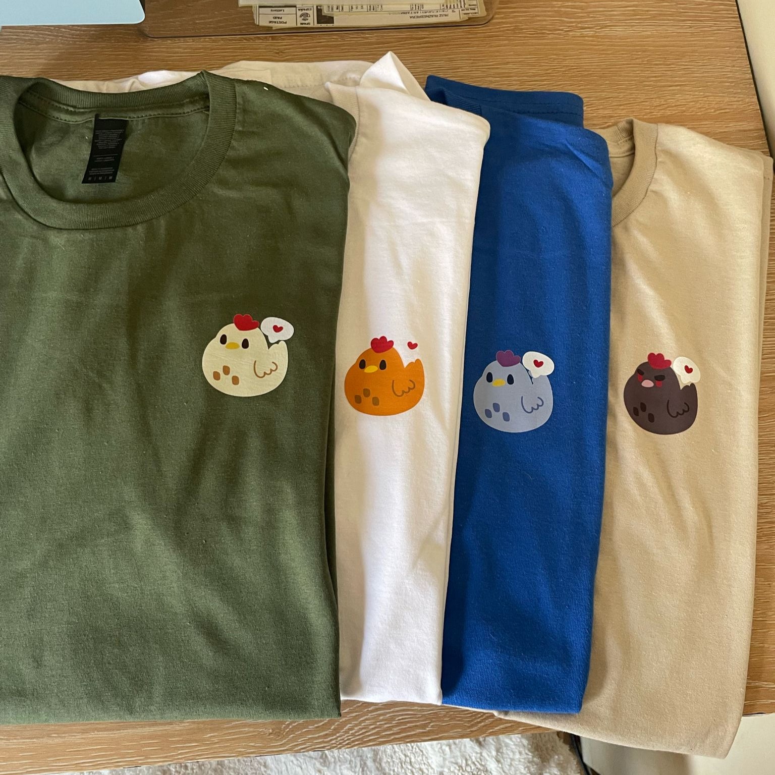 Chicken Tees OOPSIES
