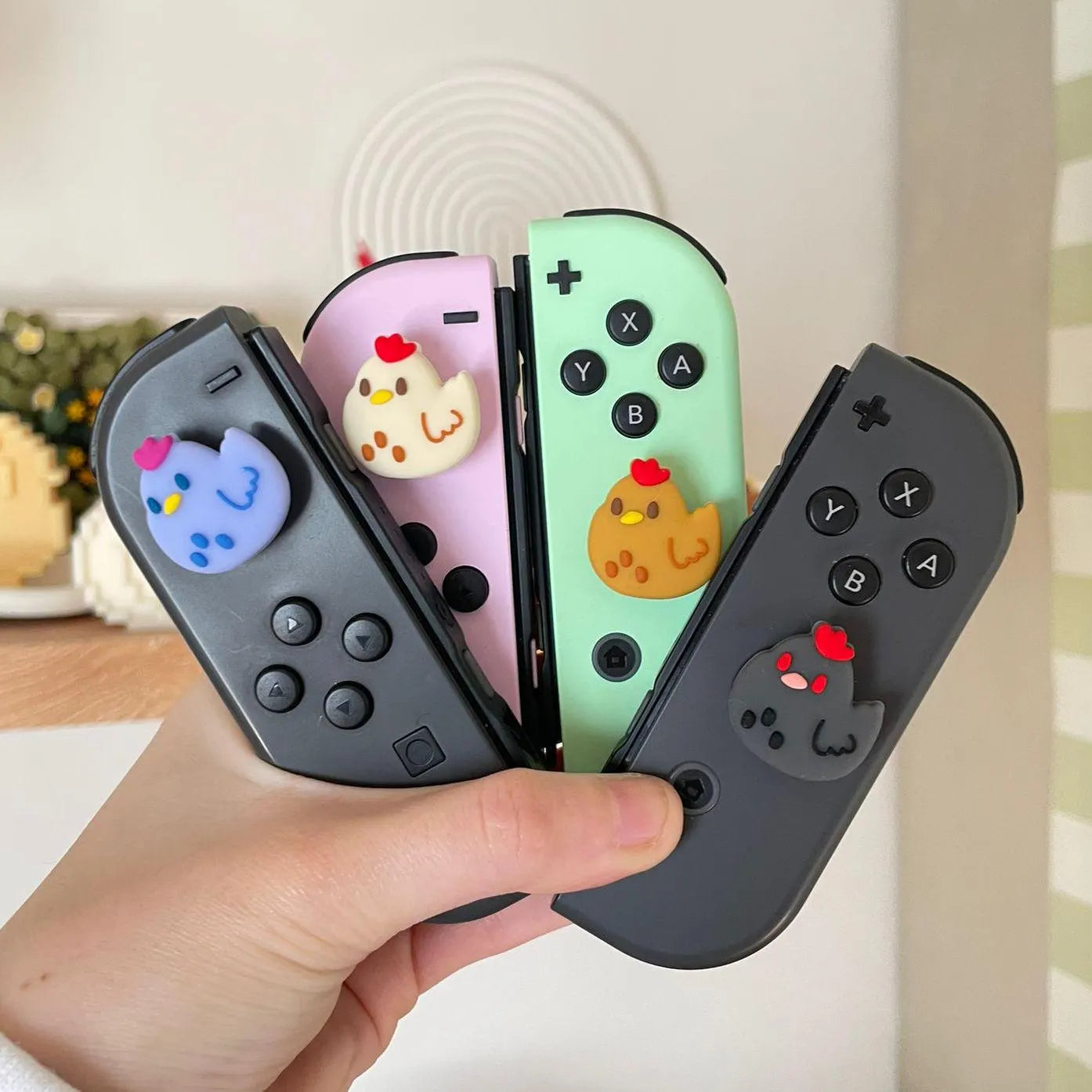 Stardew valley chicken thumb grips for Nintendo Switch