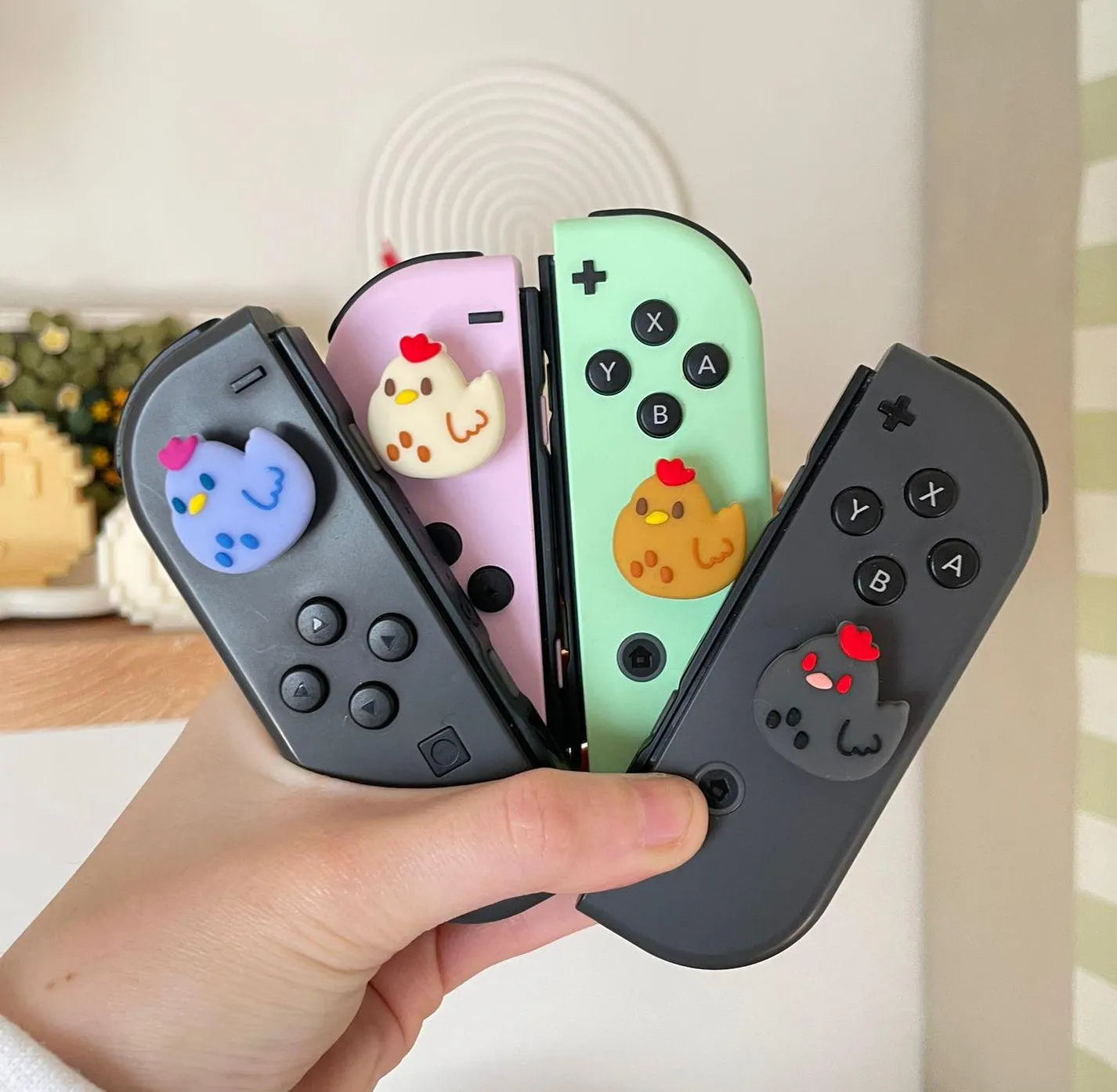 Stardew valley chicken thumb grips for Nintendo Switch