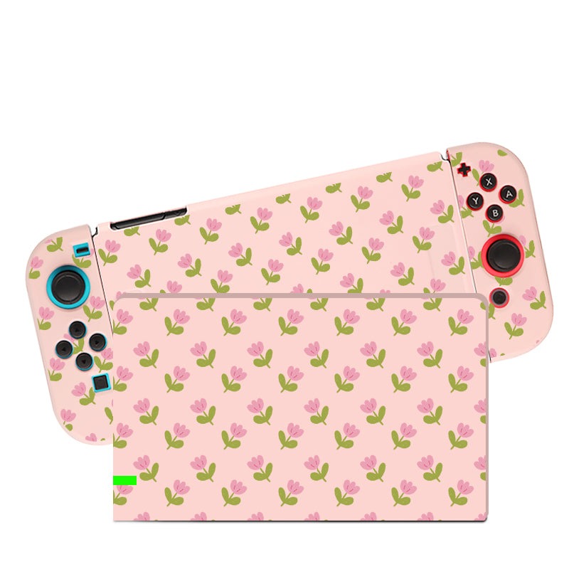 Pink Tulips Case for Nintendo Switch