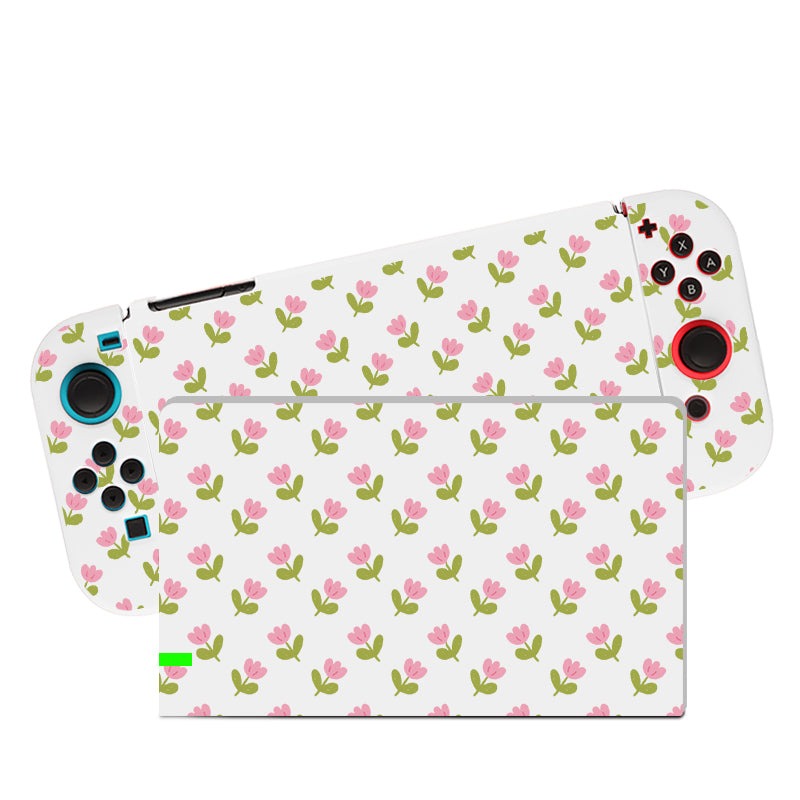 Pink Tulips Case for Nintendo Switch