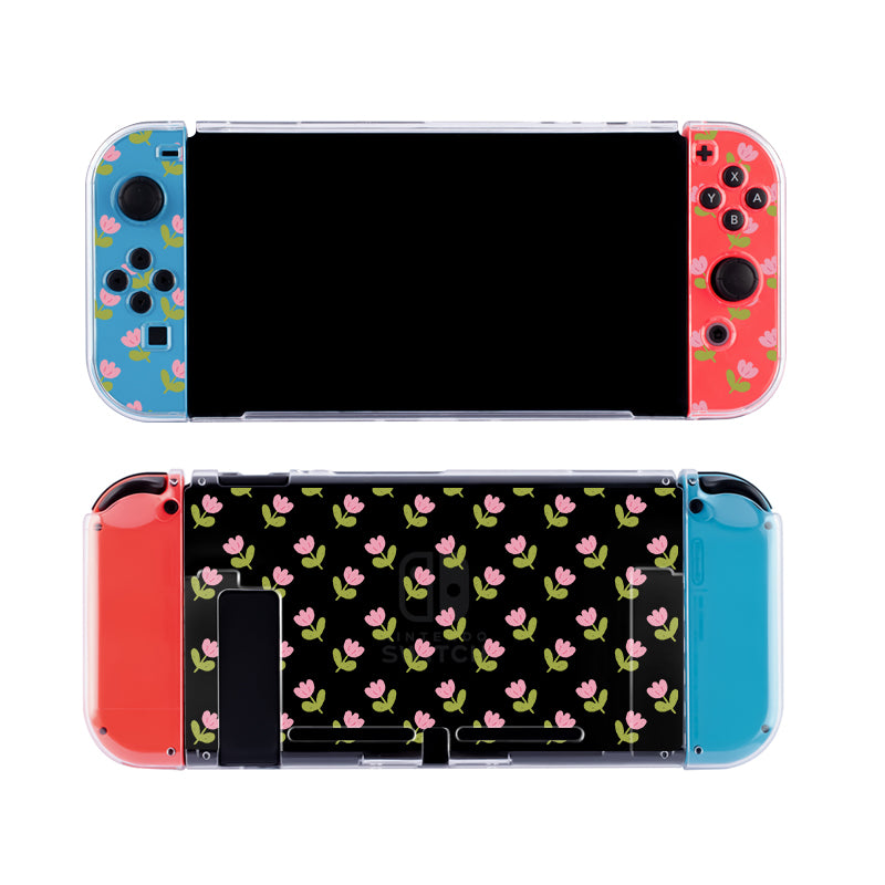 Pink Tulips Case for Nintendo Switch