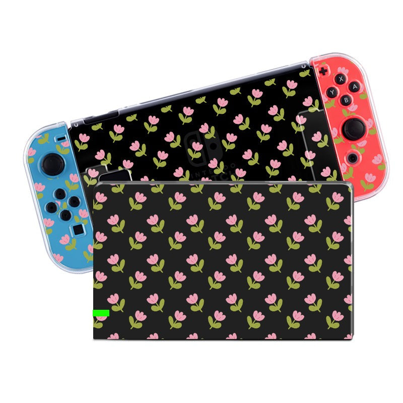 Pink Tulips Case for Nintendo Switch