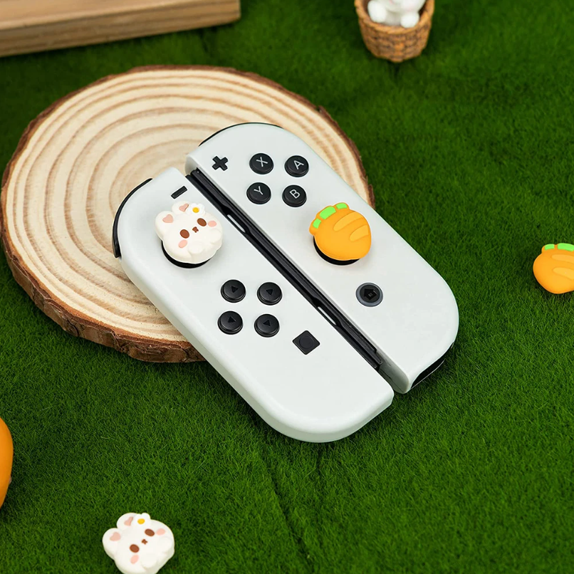 Cute Rabbits Thumb Grips for Nintendo Switch