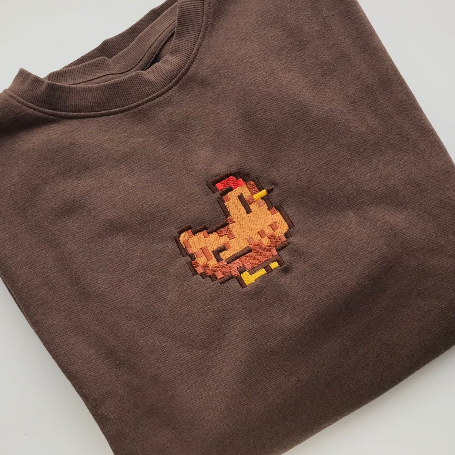 Stardew Brown Chicken Sweatshirt