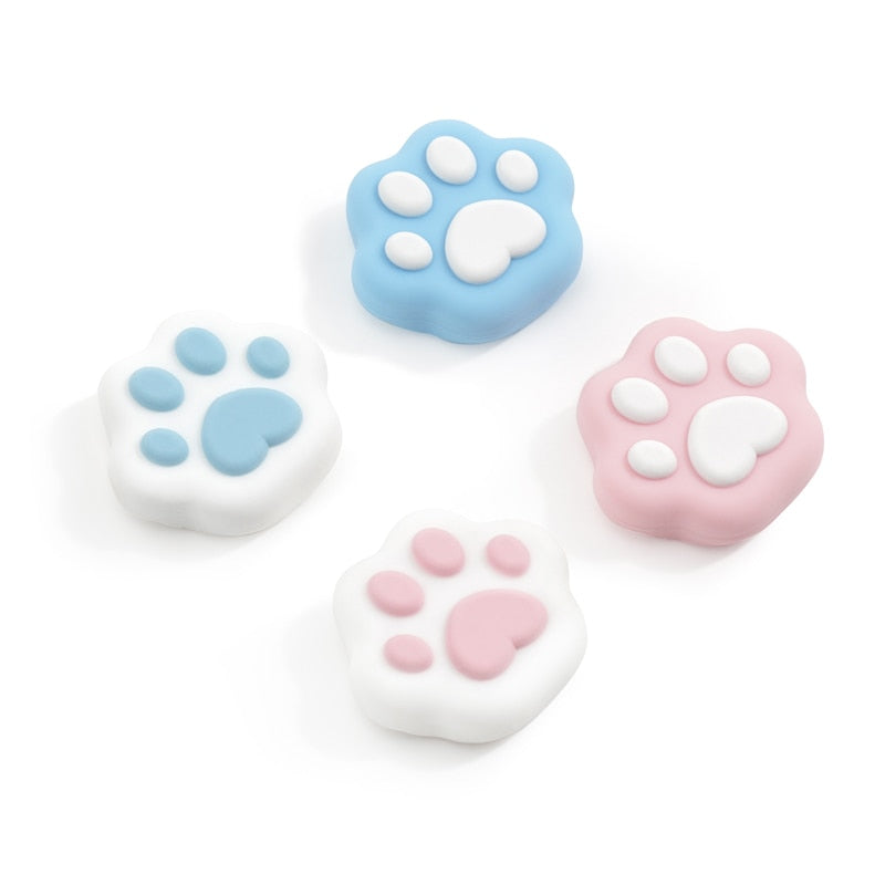 Pink Cat Paw Thumb Grips
